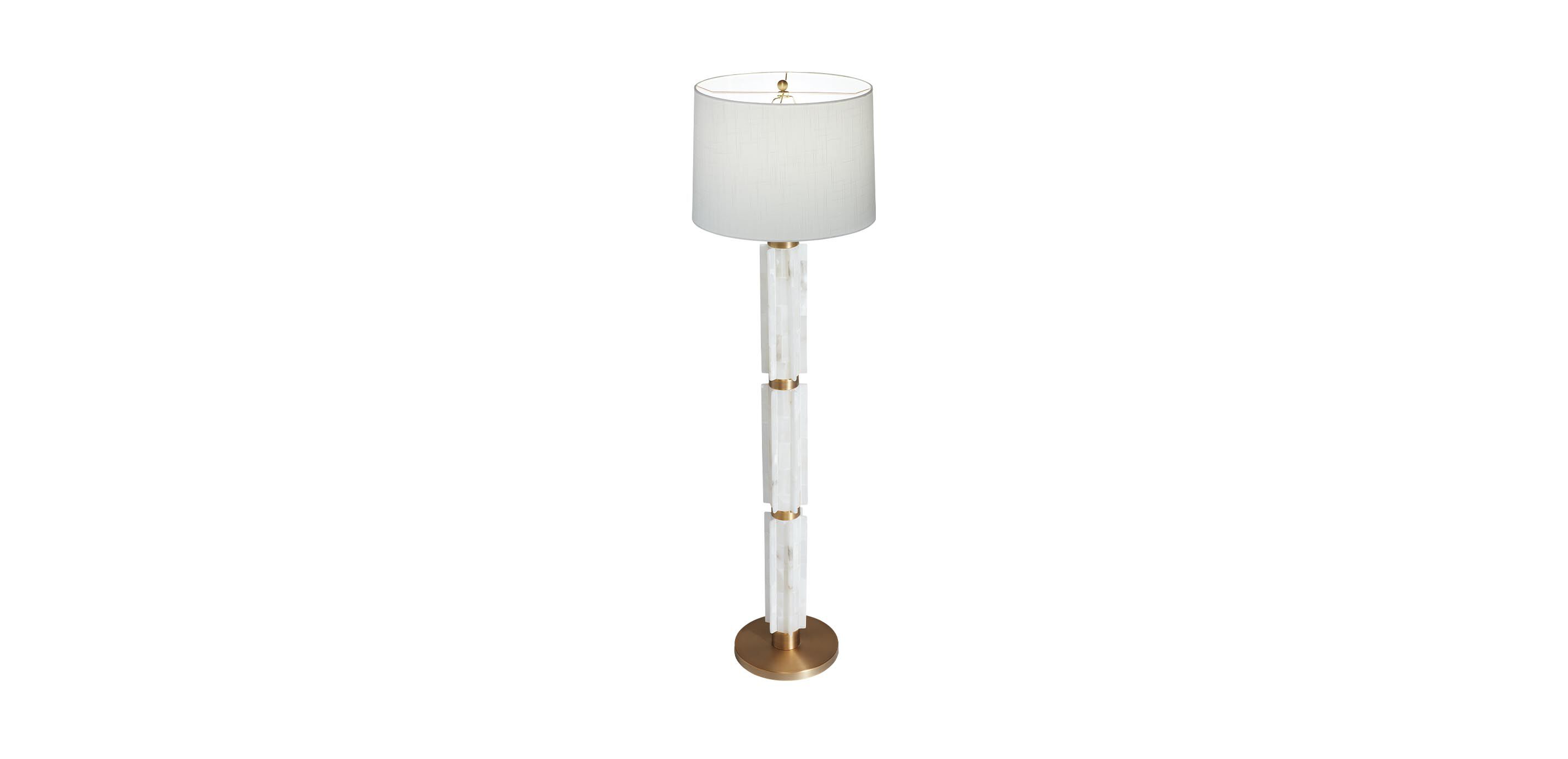 Farida Alabaster Floor Lamp Ethan Allen