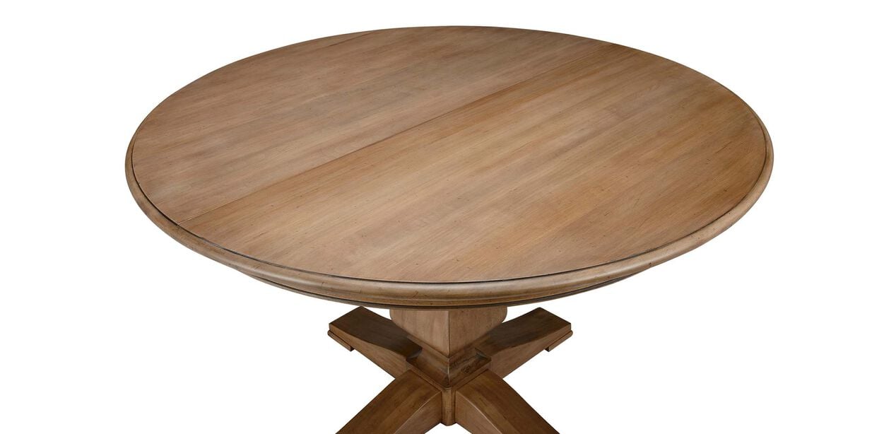 Cameron Round Dining Table, Ethan Allen Dining Table Leaves