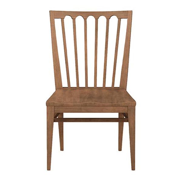 Benham Dining Side Chair, Wood Seat