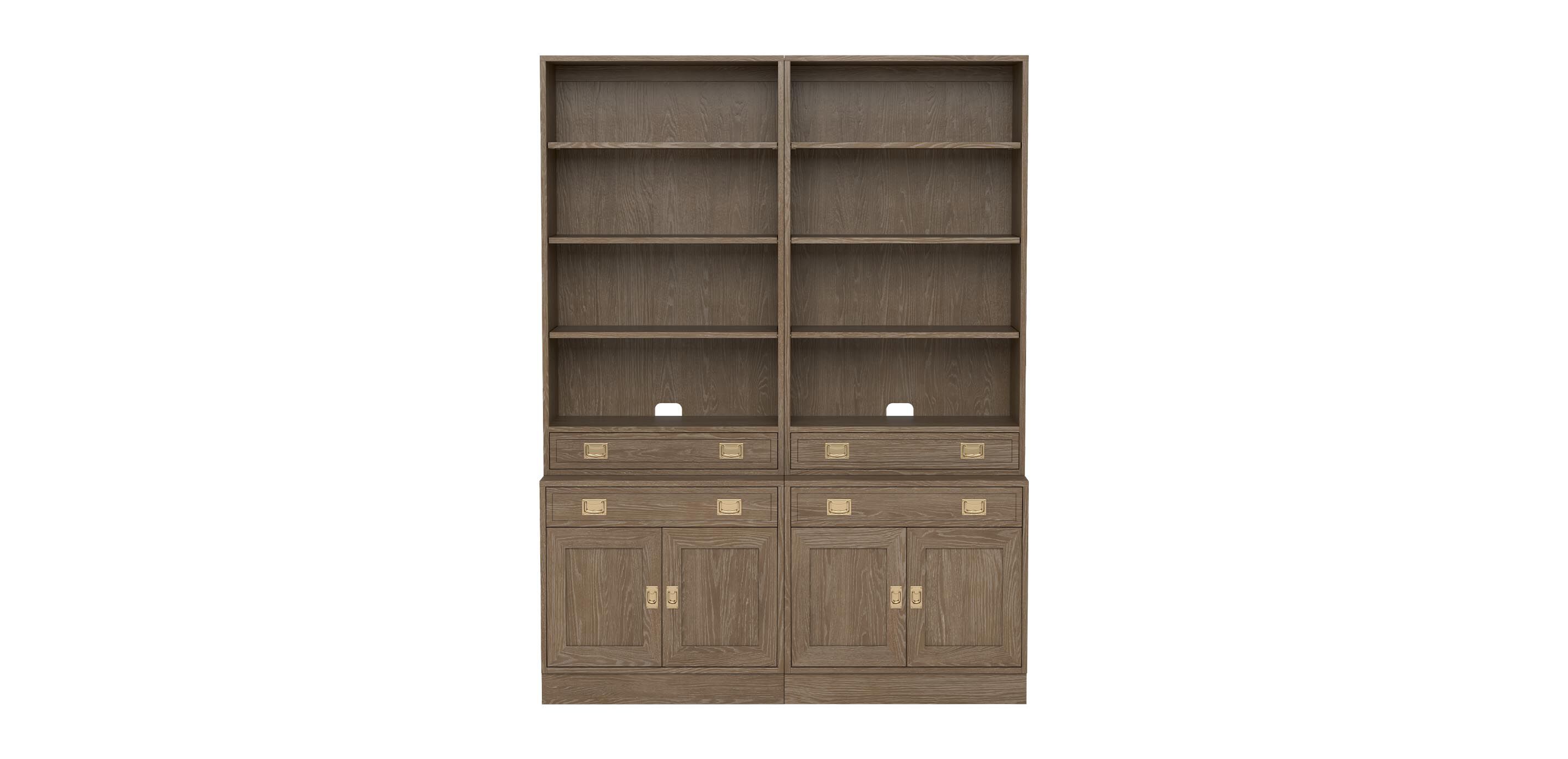 Callum Double Bookcase
