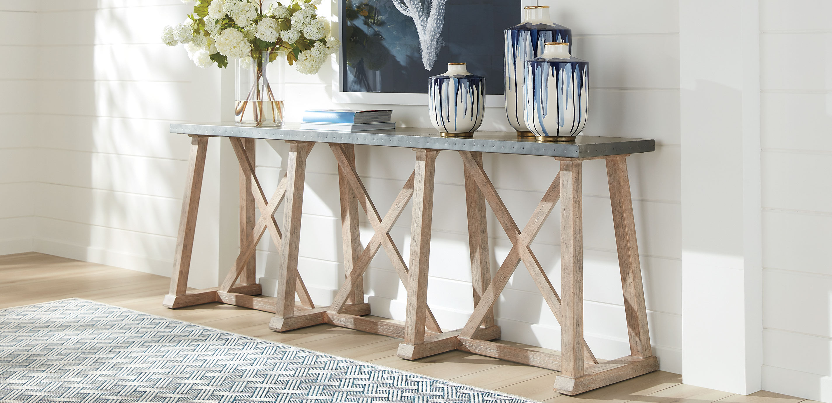 Bruckner Metal-Top Console Table_5