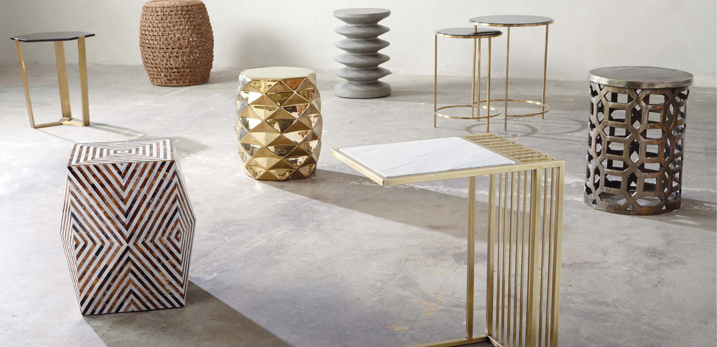 Battson C-Shaped Pullup Accent Table | Ethan Allen