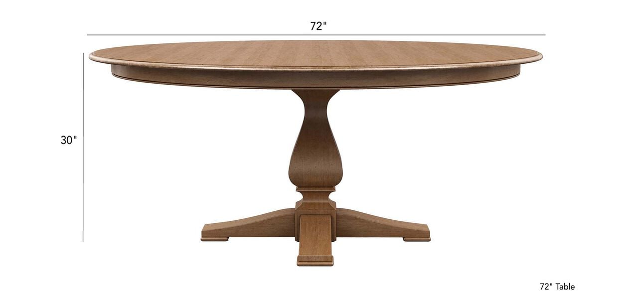 Cameron Round Dining Table, 72 Round Dining Table Set