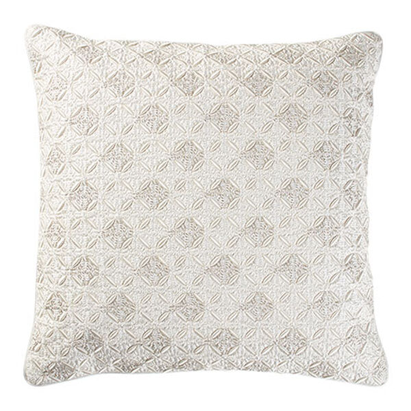 Embroidered Ogee Pillow