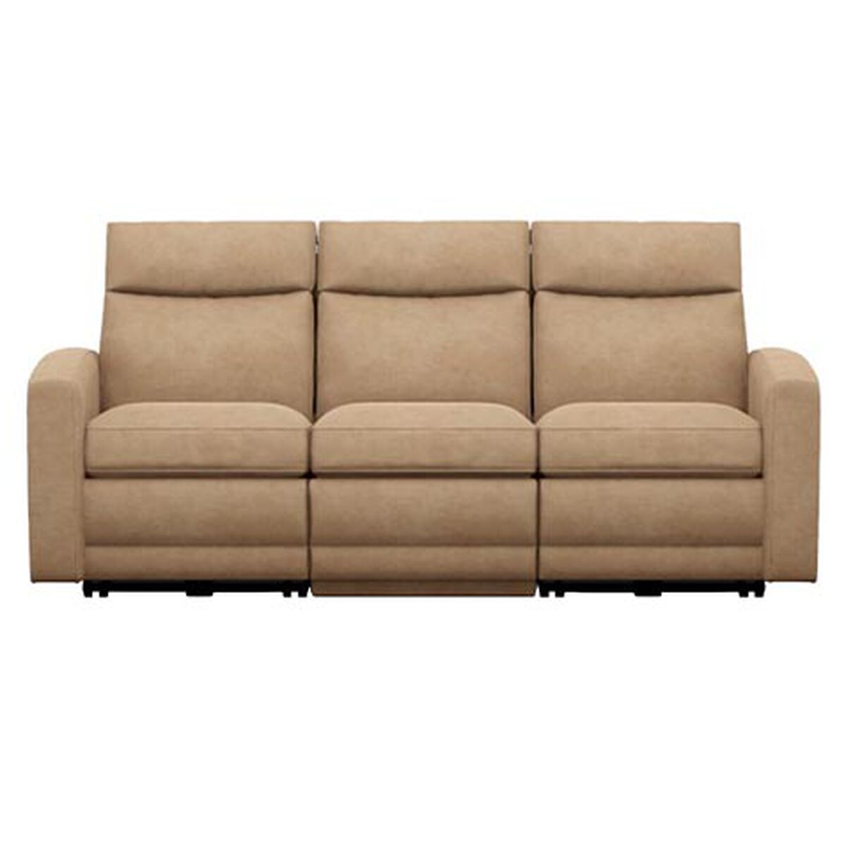 Conover Track-Arm Wall-Reclining Modular Leather Sofa