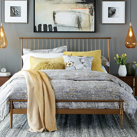 Ethan allen brass bed sale