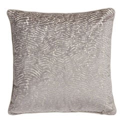 Cut Velvet Pillow, Silver Recommended Product