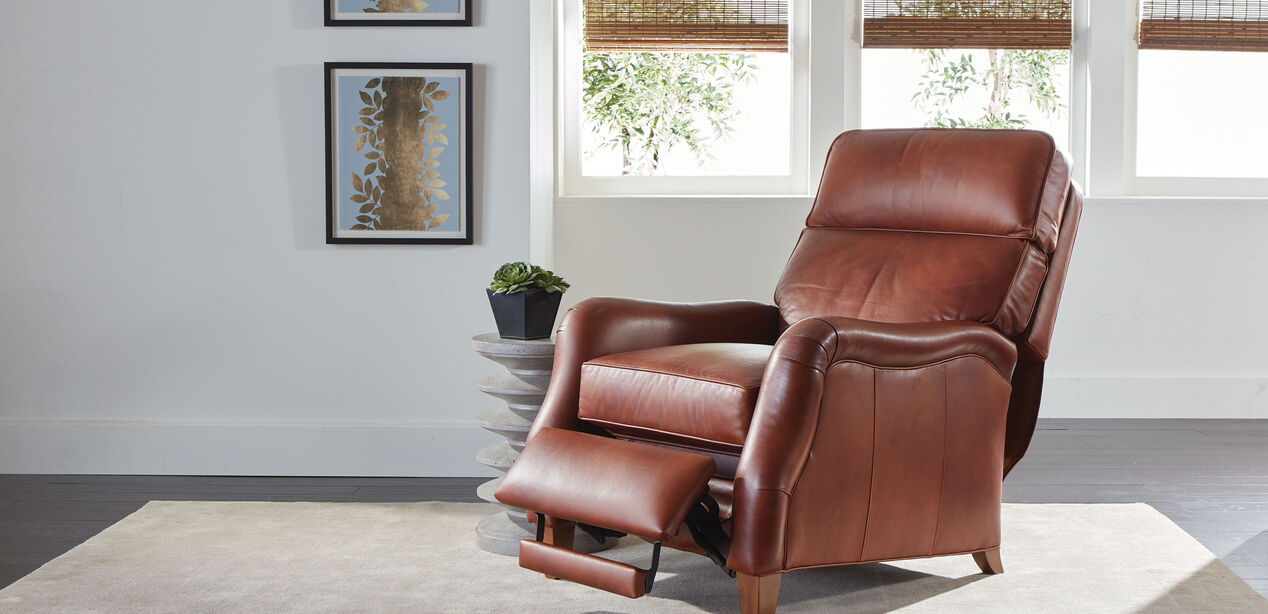 Aiden Leather Recliner Recliners, Leather Recliner Chair Living Room
