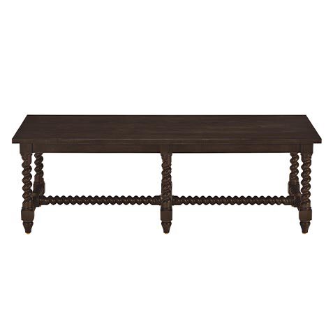 Madalynn Rectangular Barley Twist Coffee Table image