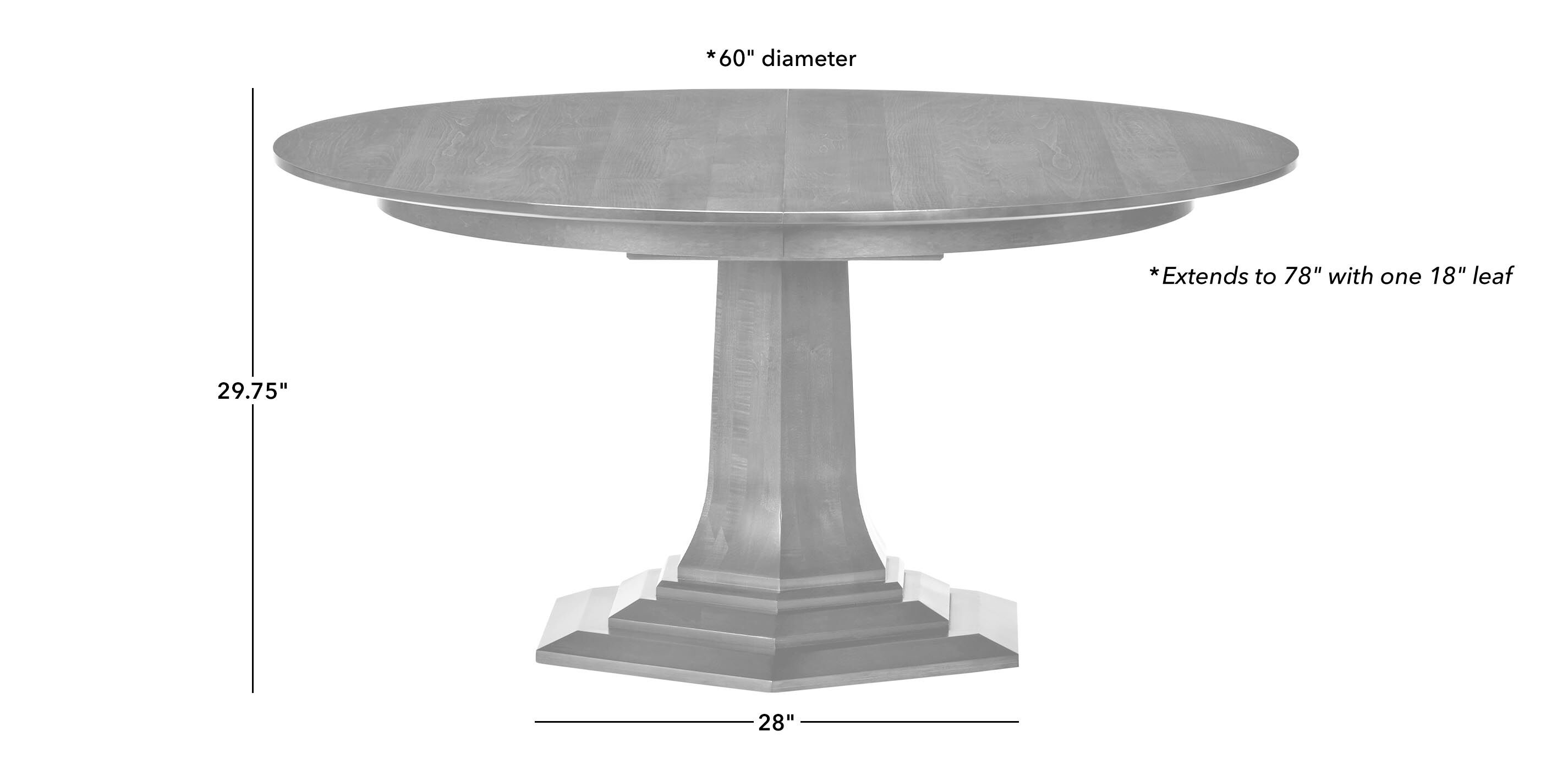 Lorenze Round Extension Dining Table_1