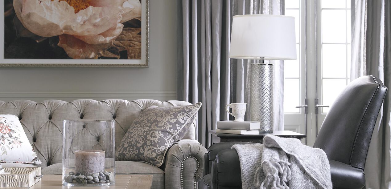 Lattice Glass Table Lamp TABLE LAMPS Ethan Allen