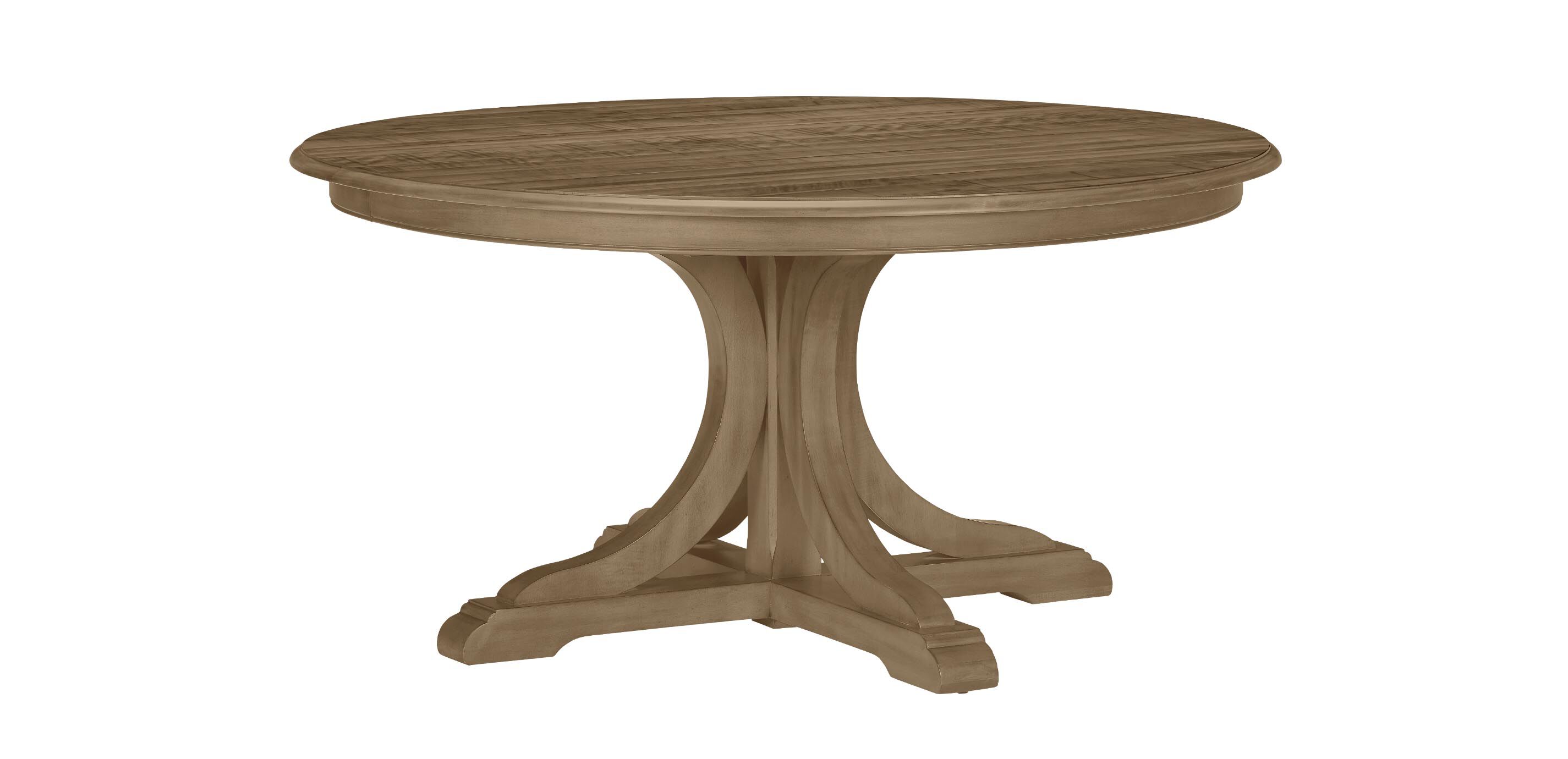 Corin Rough-Sawn Round Extension Dining Table_1