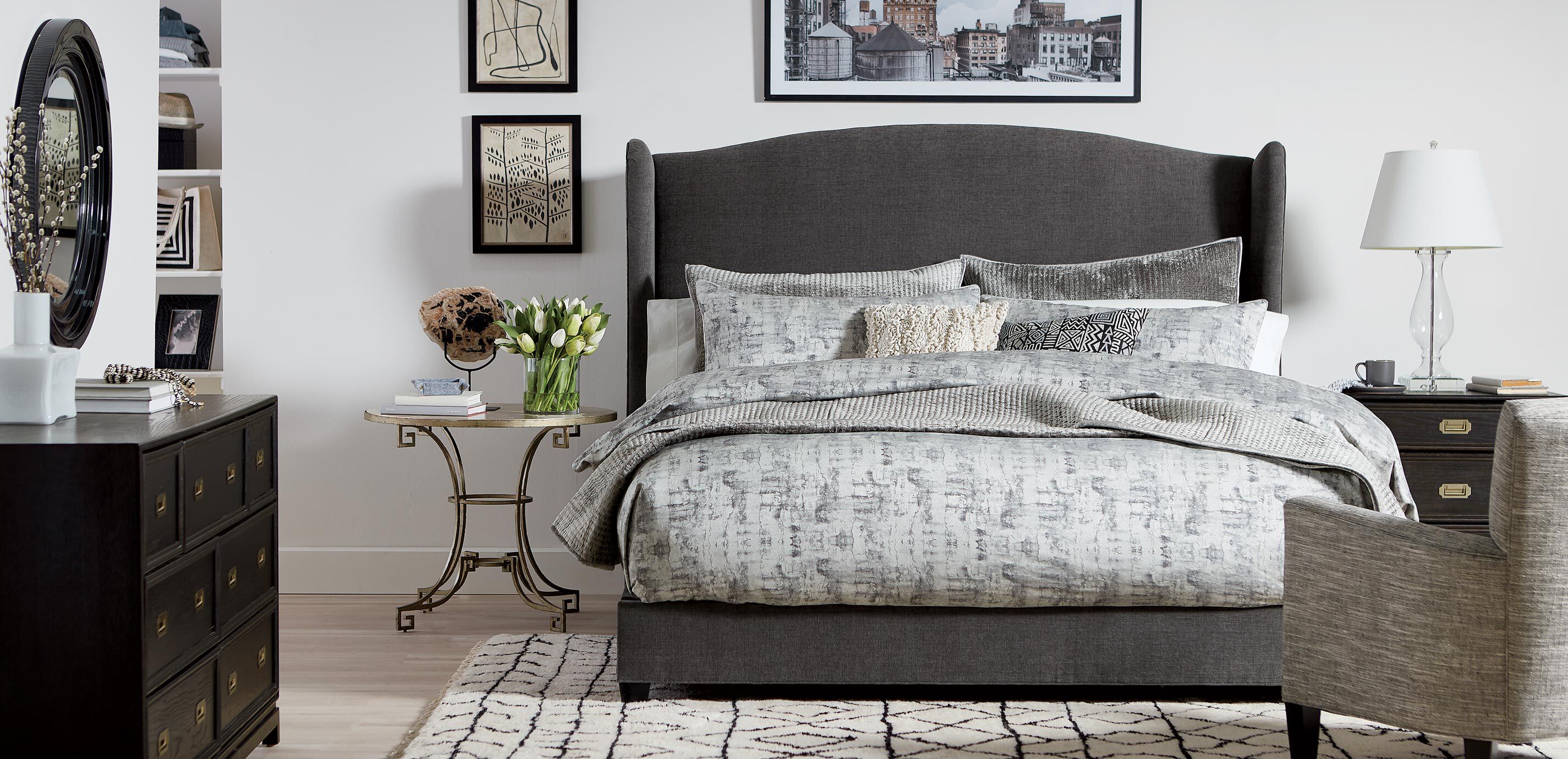 Marbled Jacquard Duvet Cover_5