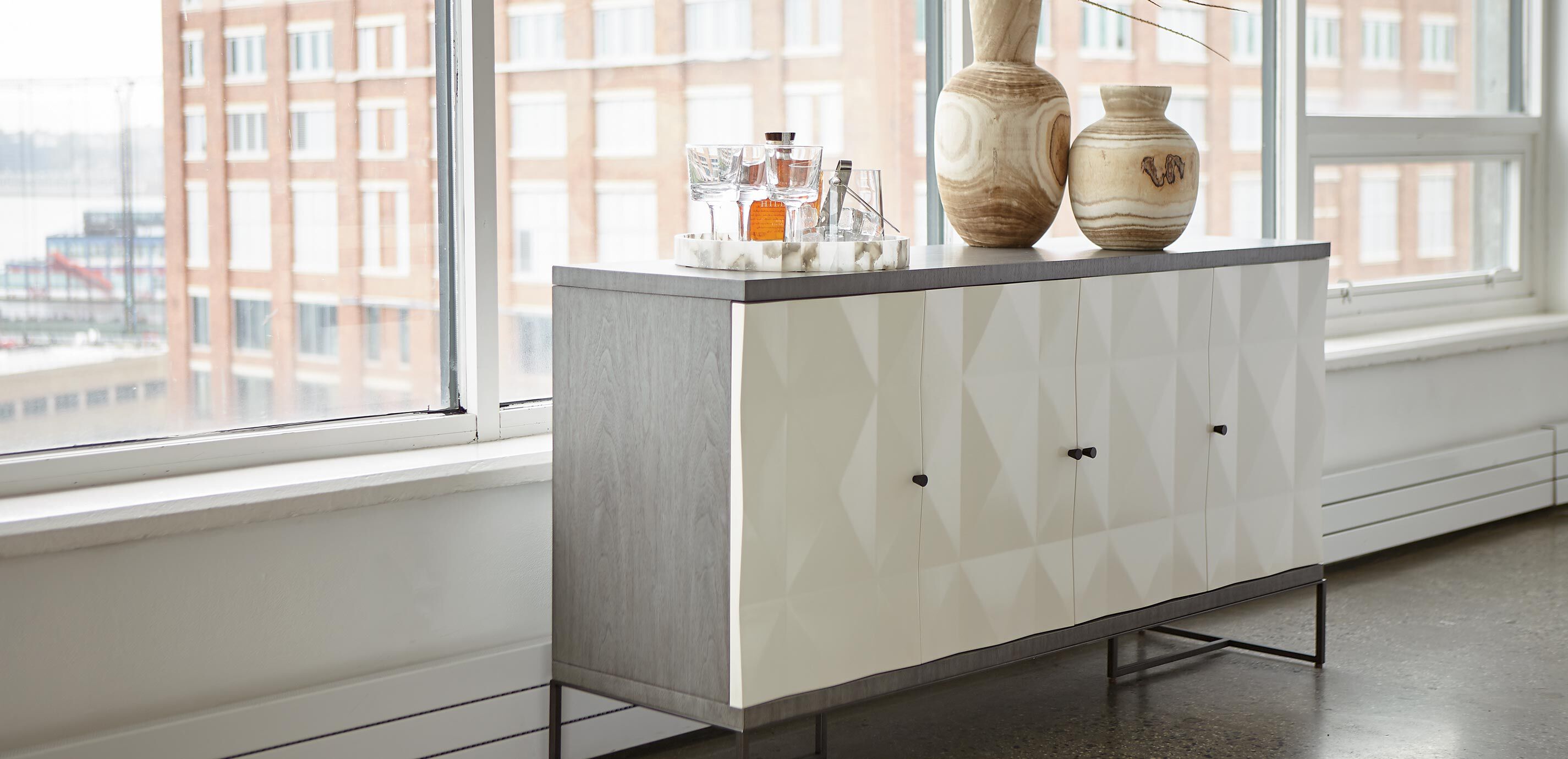 Ravenswood Large Midcentury Media Storage Ethan Allen