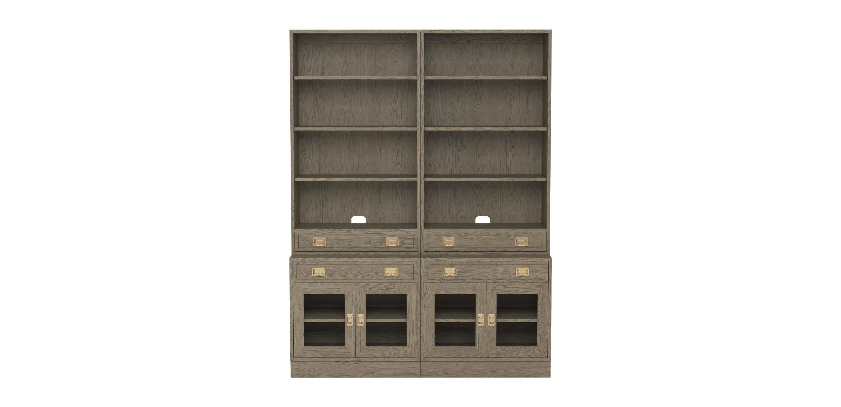 Callum Double Bookcase