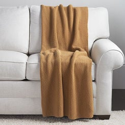 Moss Stitch Knit Throw, Honey Recommended Product