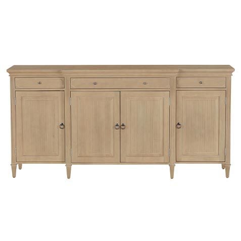 Davos Four-Door Wood Buffet with Breakfront Detail image