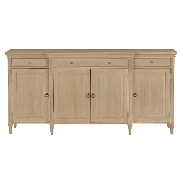 Davos Four-Door Wood Buffet with Breakfront Detail