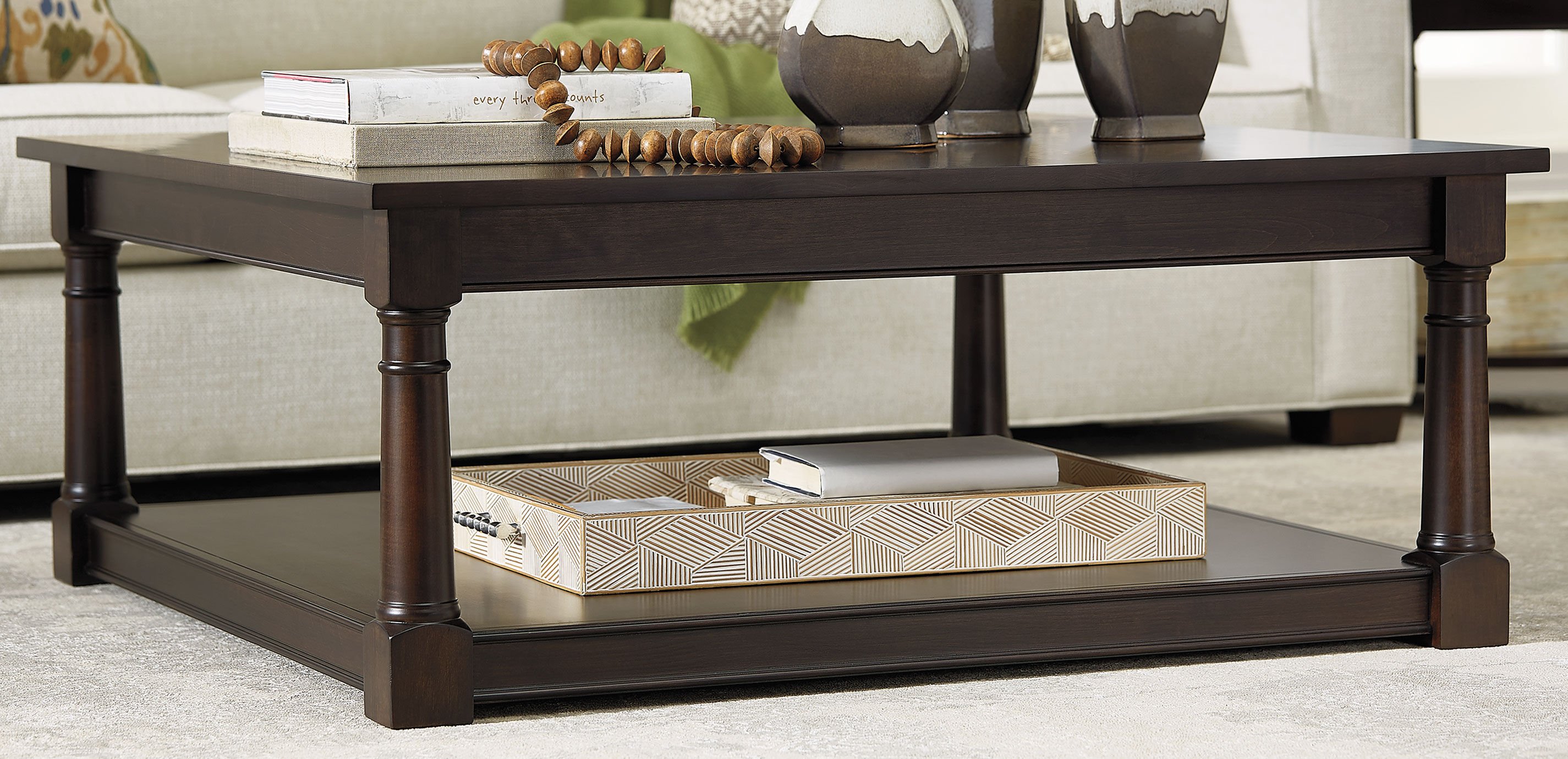 Ethan allen square coffee table new arrivals