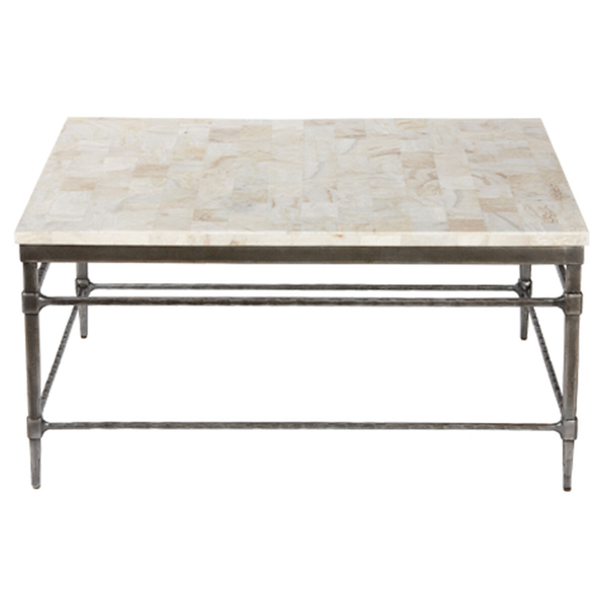 Vida Square Stone-Top Coffee Table