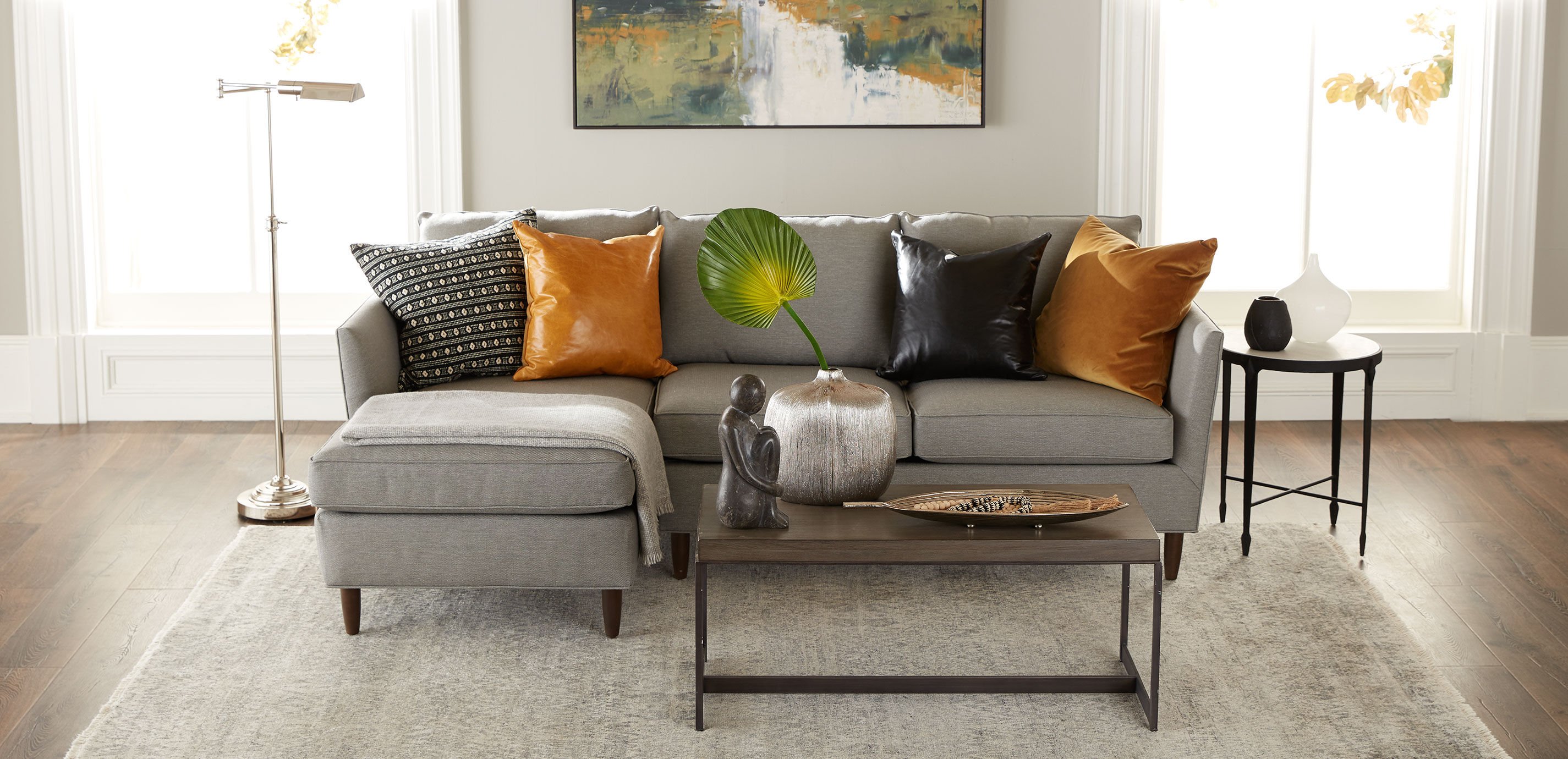 Antiqued Leaf Tray_8