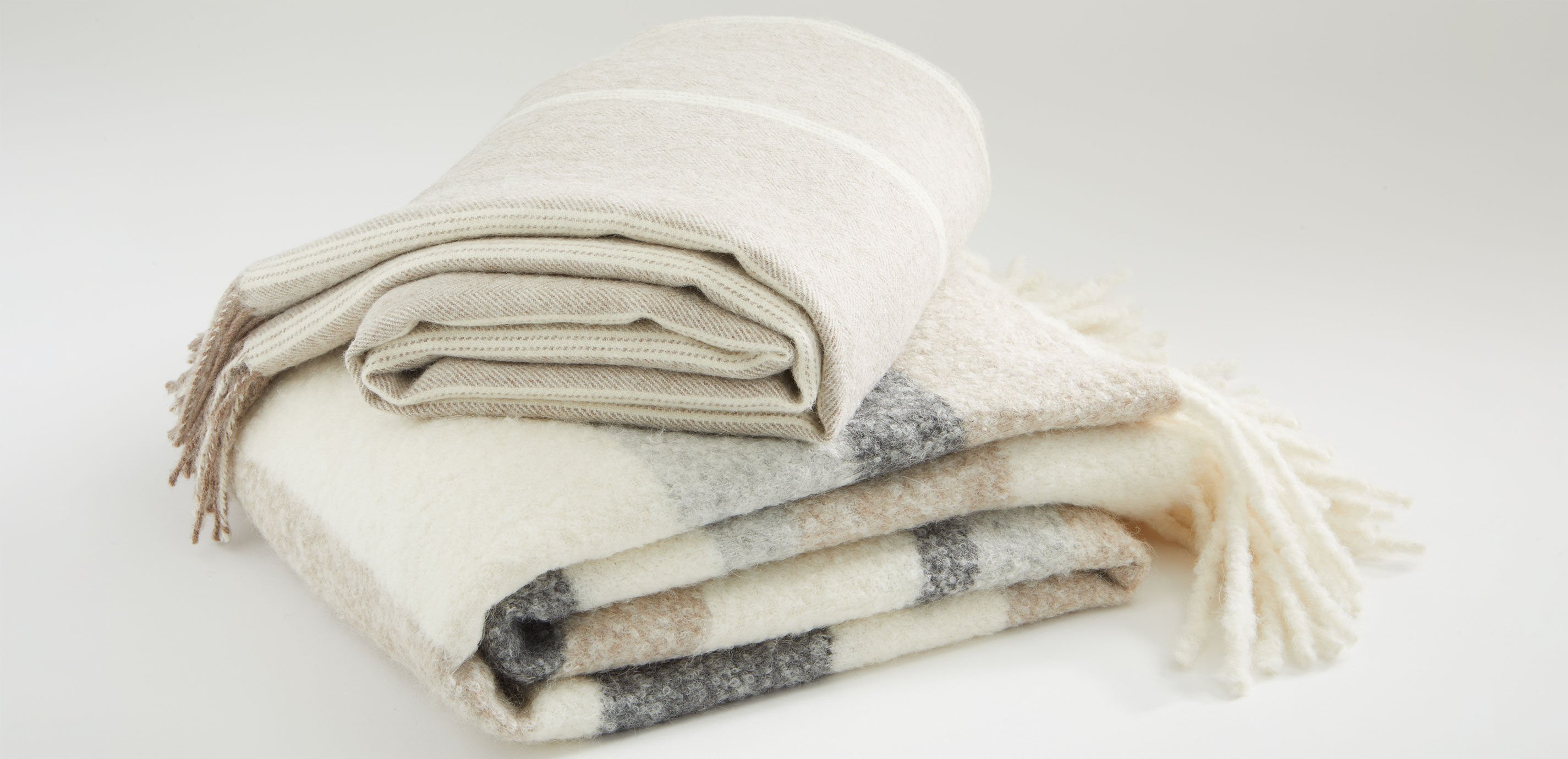 Neutral Stripe Alpaca Throw_3