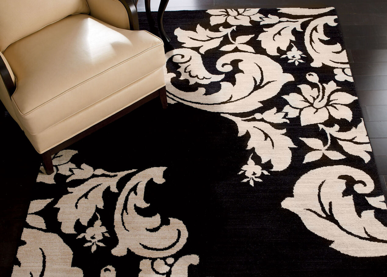 Corner Batik Area Rug Damask & Floral Rugs Ethan Allen