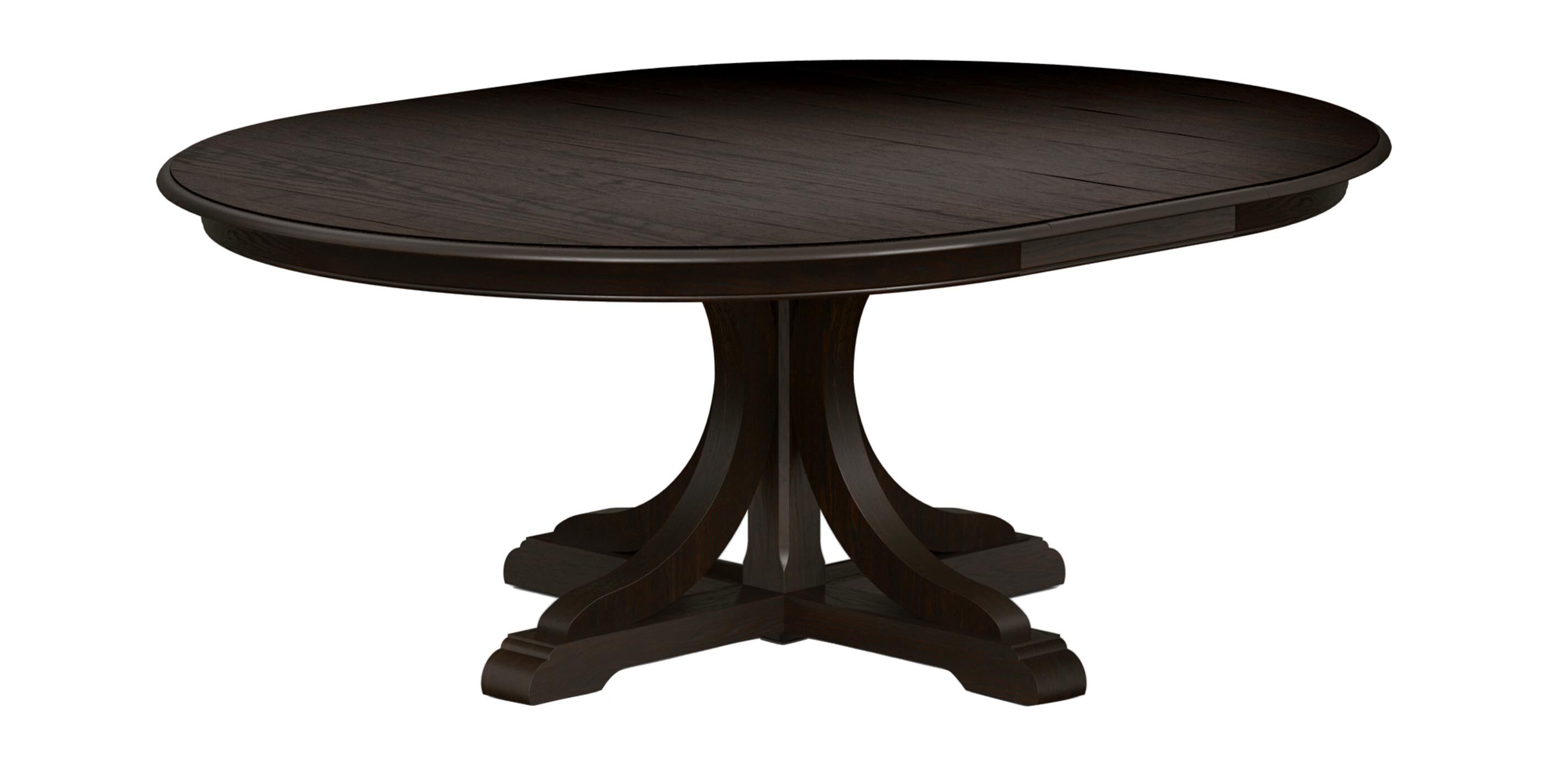 Corin Rough-Sawn Round Extension Dining Table_3