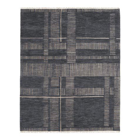 Linear Modern New Zealand Wool Rug image