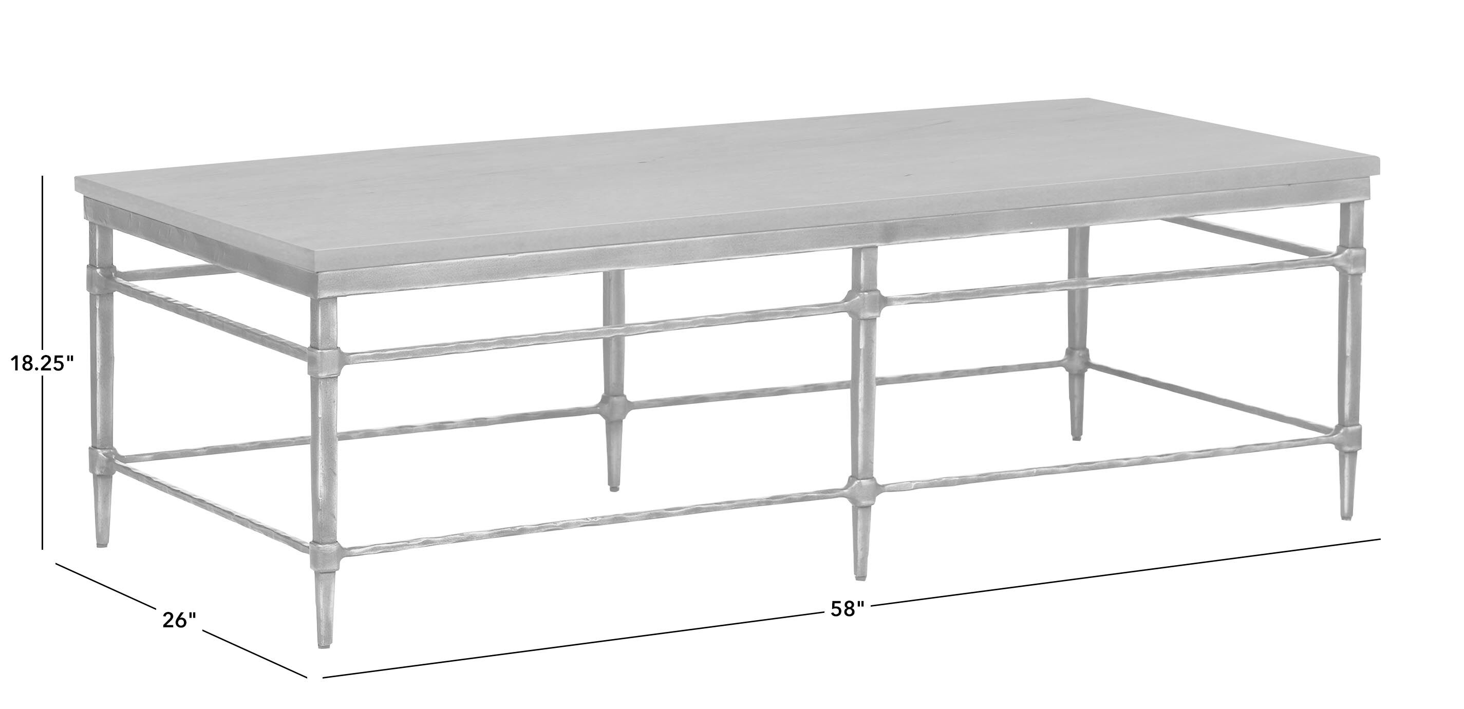 Vida Rectangular Wood-Top Coffee Table_1