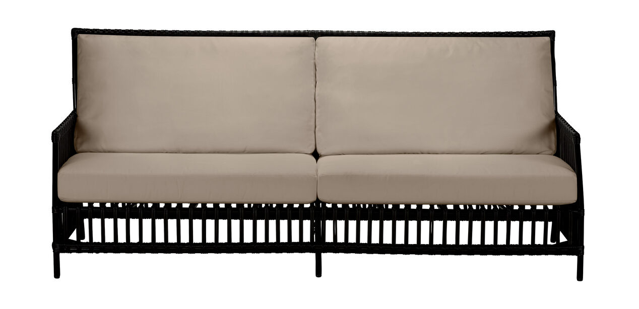 Vero Dunes Wicker Resin Patio Sofa Ethan Allen Outdoor Lounging Ethan Allen