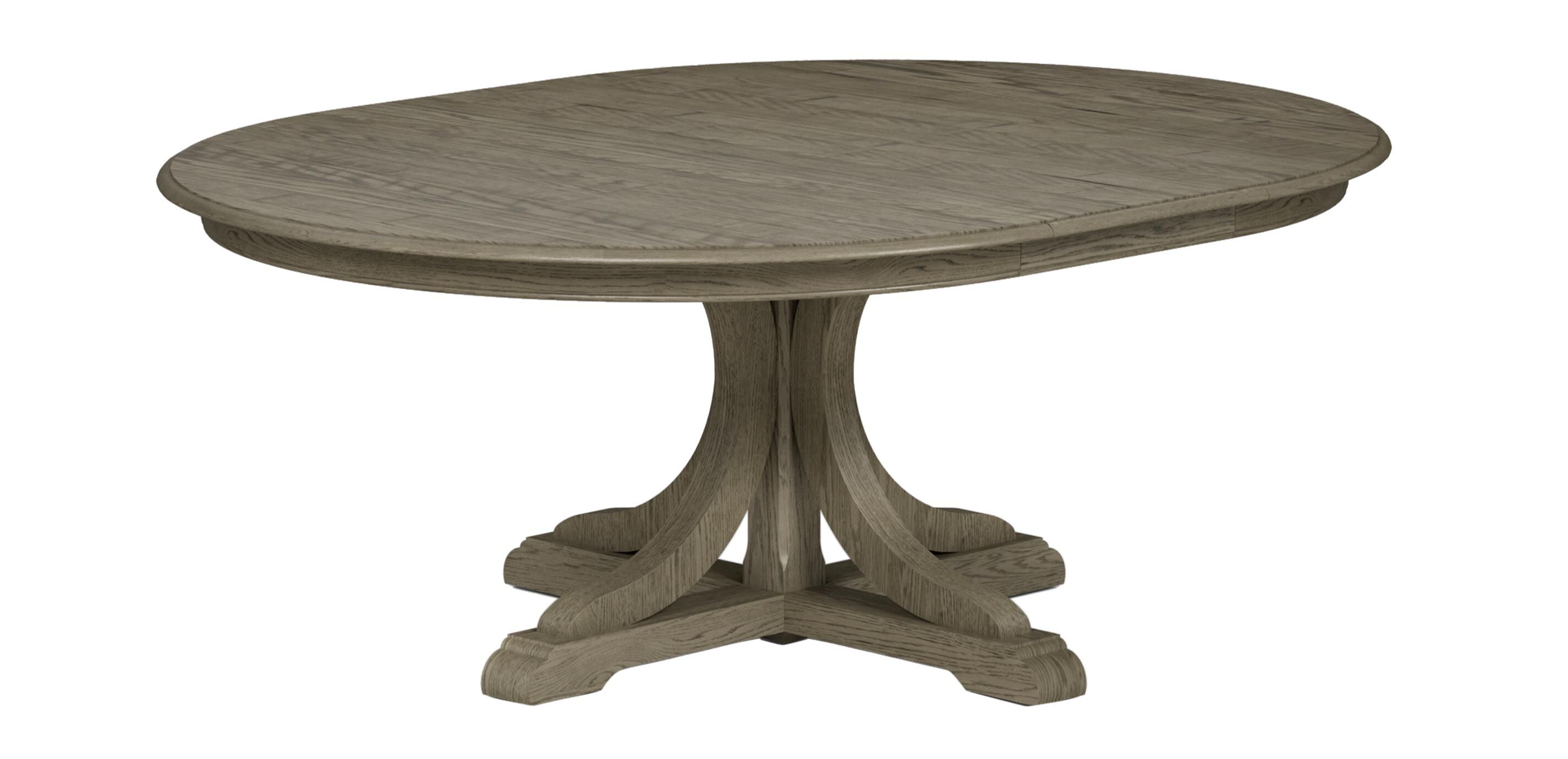 Corin Rough-Sawn Round Extension Dining Table_3