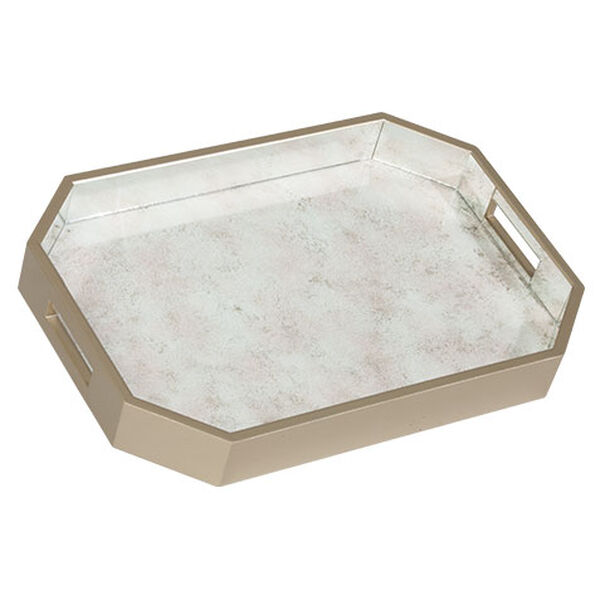 Zaria Reverse-Painted Mirror Tray