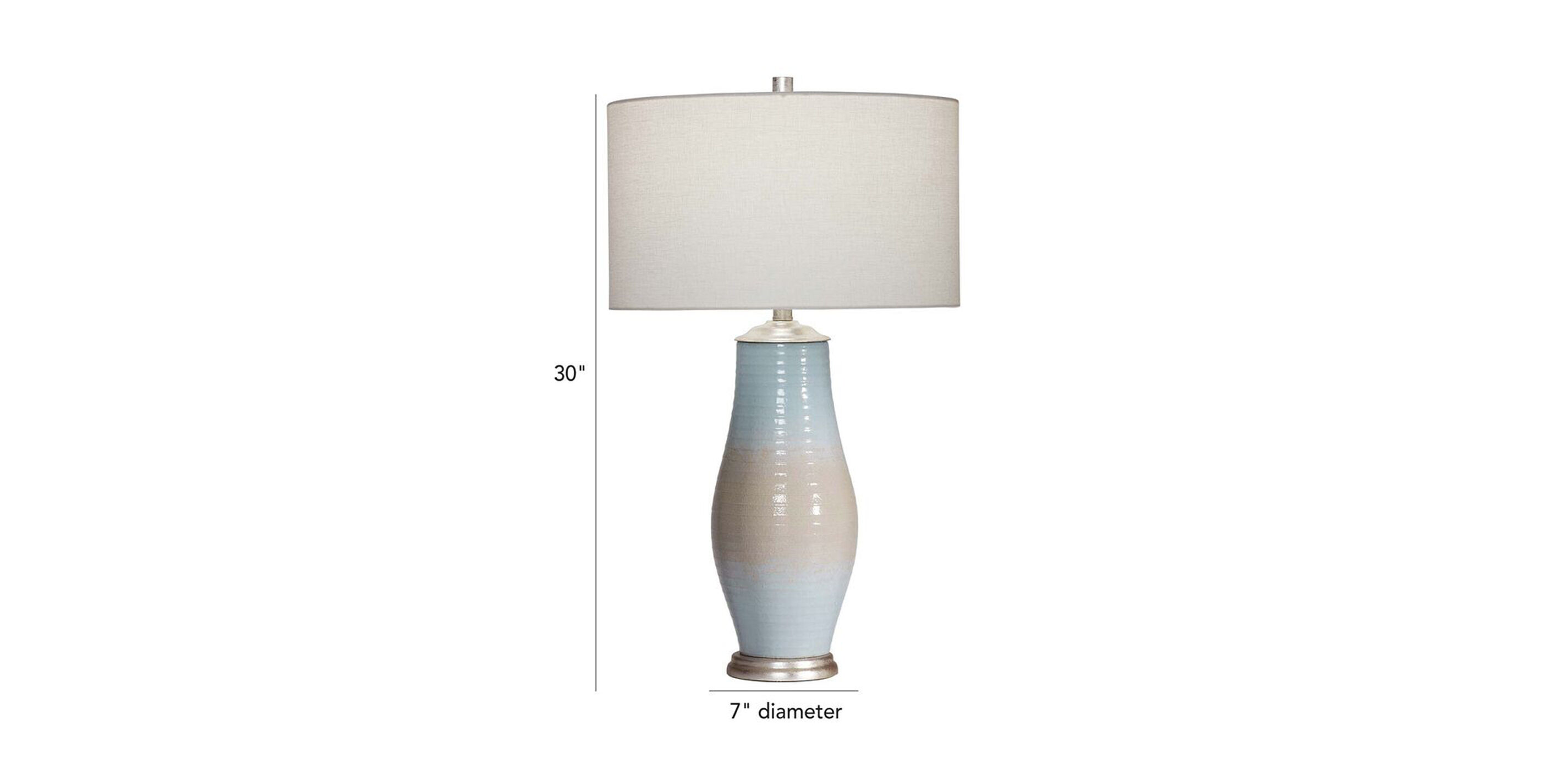 Azora Ceramic Table Lamp | Terracotta Table Lamp | Ethan Allen
