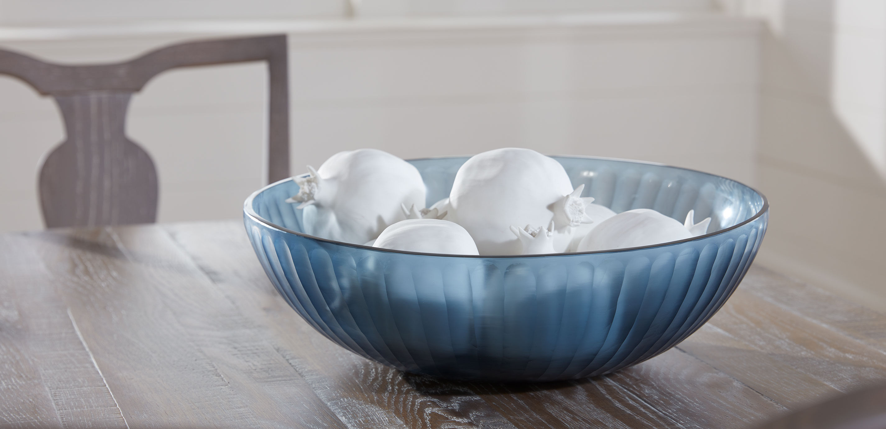 Matte White Pomegranate Sculpture_7