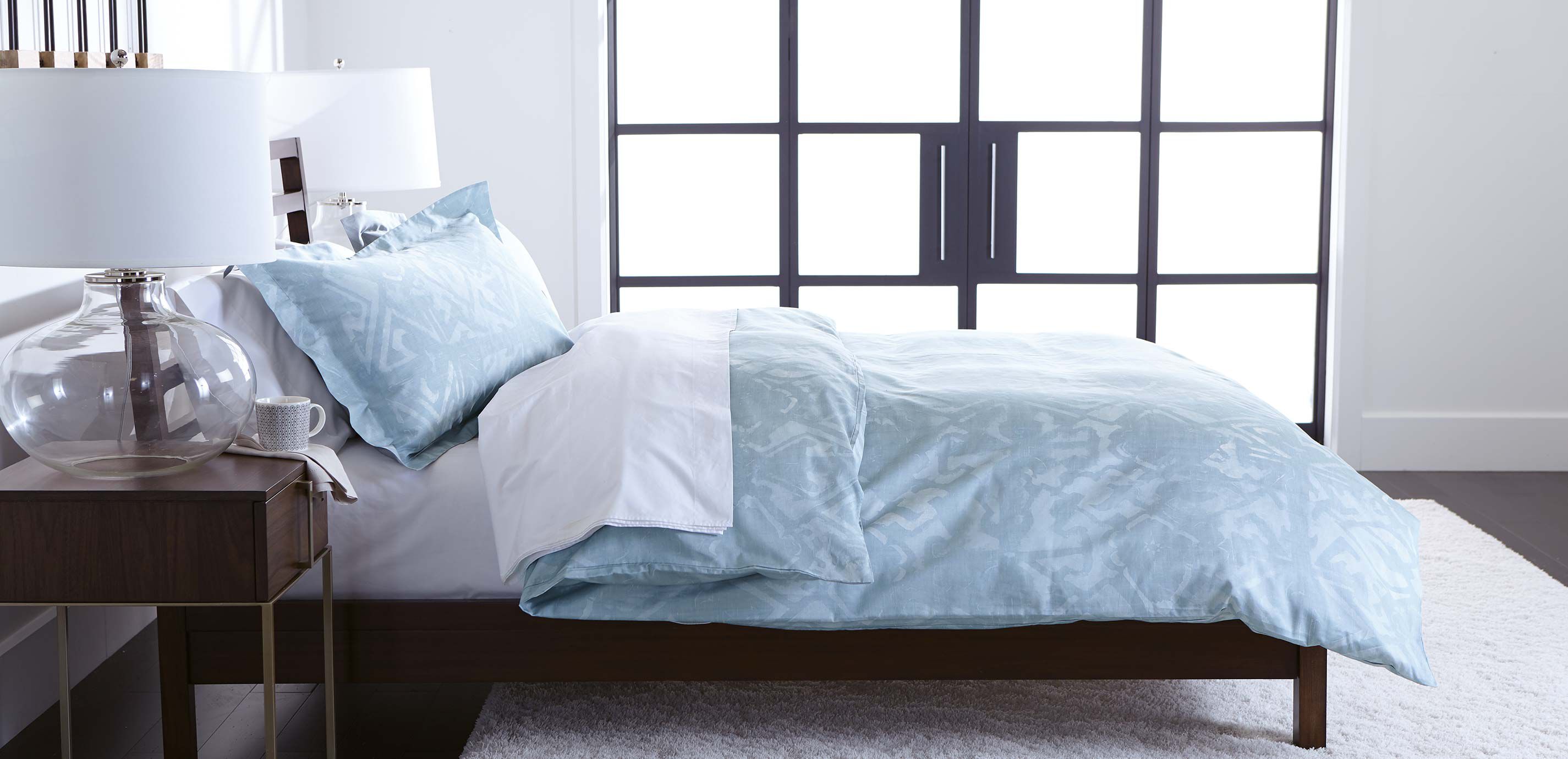 Saydie Printed Duvet Cover and Shams_1