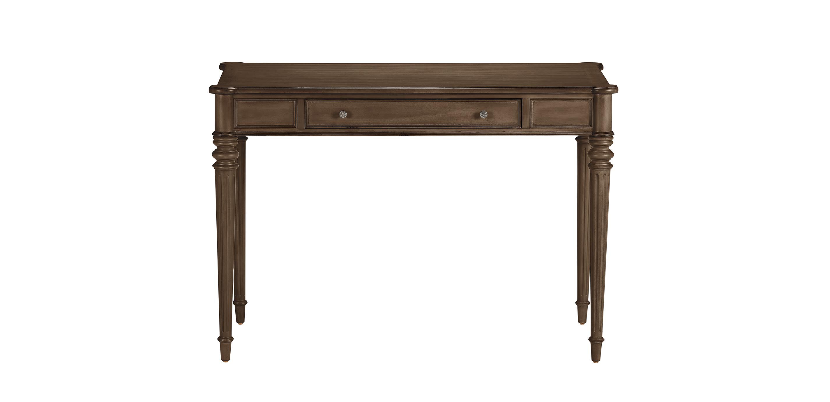 Custom Turret-Corner Home Office Desk