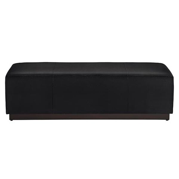 Stover Leather Ottoman