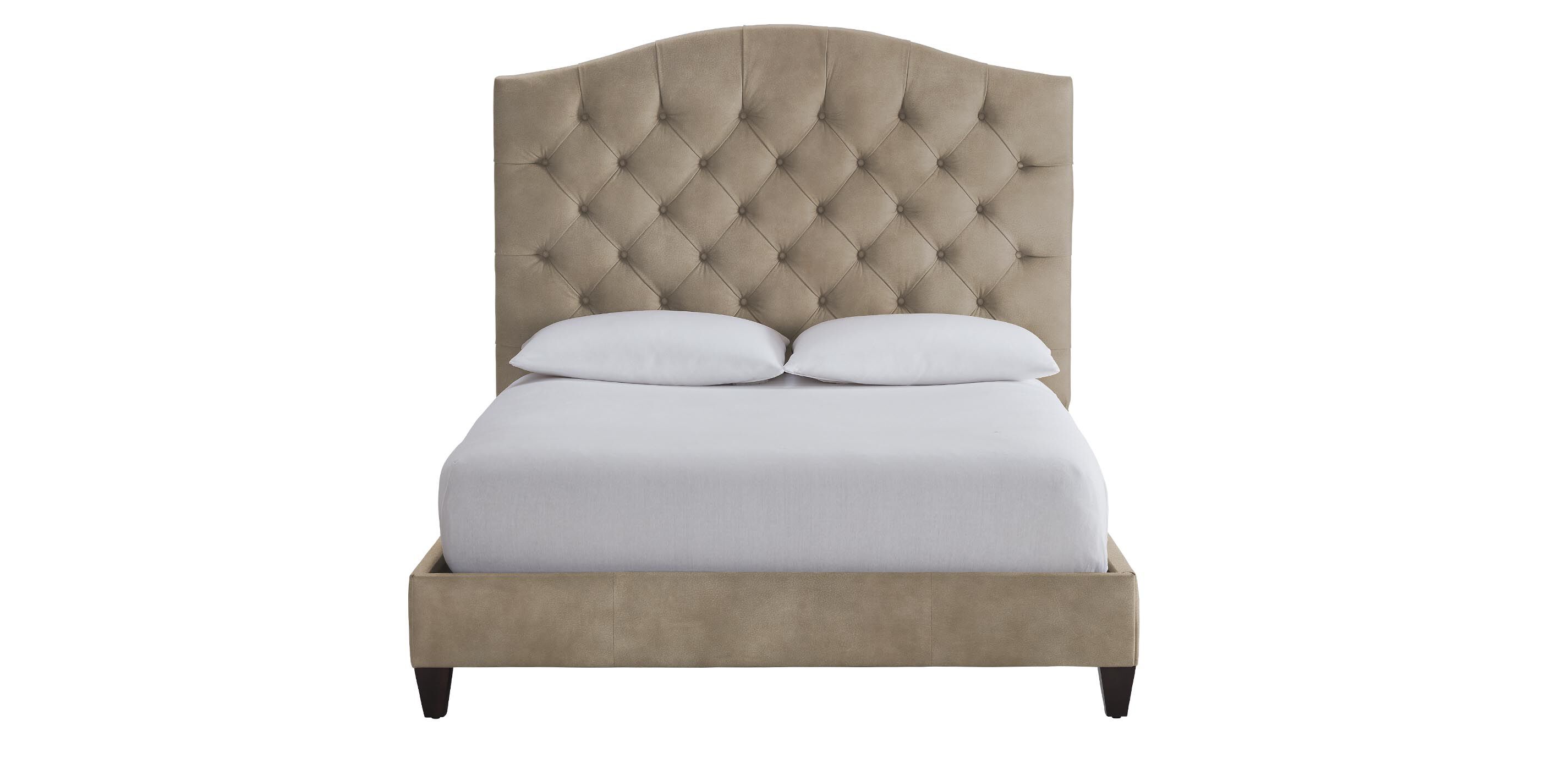 Rania Custom Leather Bed