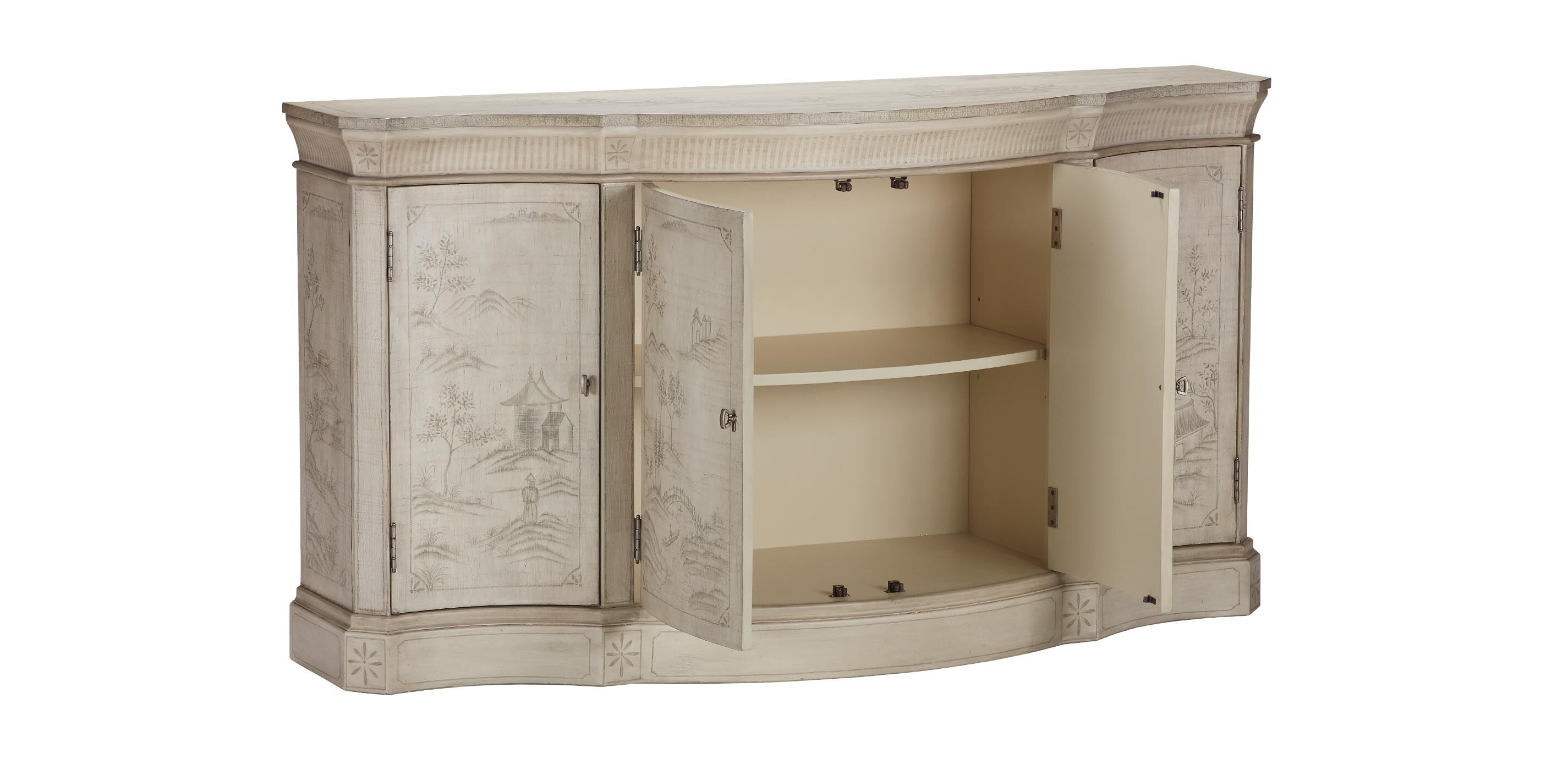 Vivianne Serpentine Console Table | Dining Sideboard | Ethan Allen