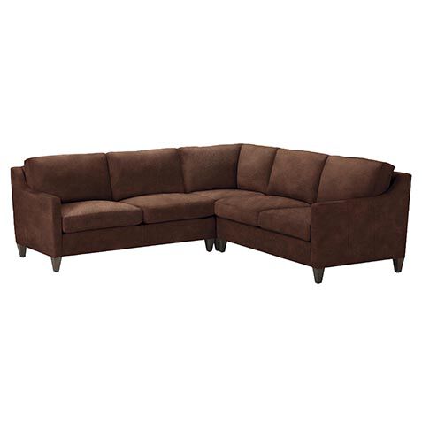 Monterey Leather Three-Piece Sectional image