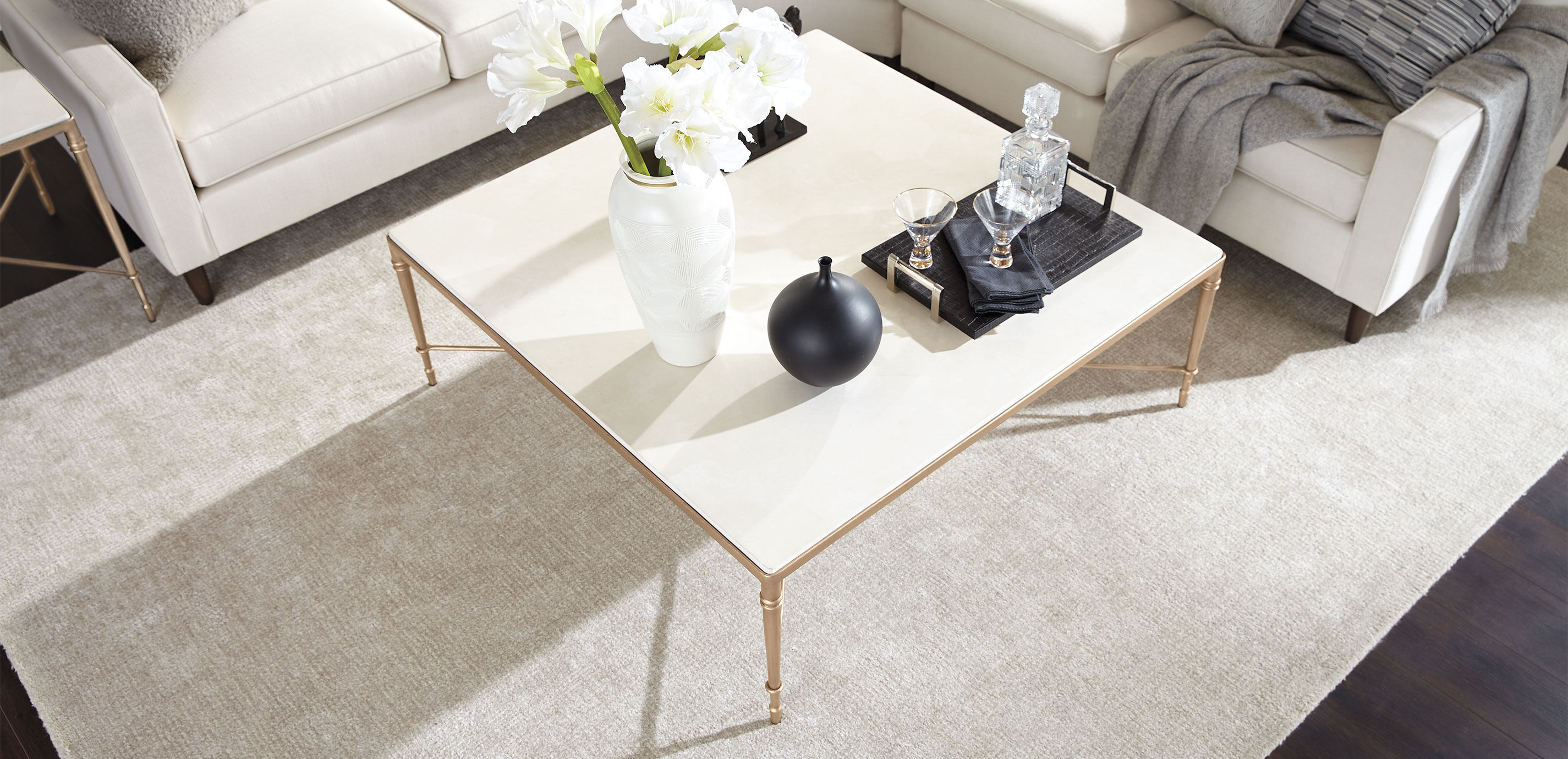 Valeria Stone-Top Square Coffee Table_9
