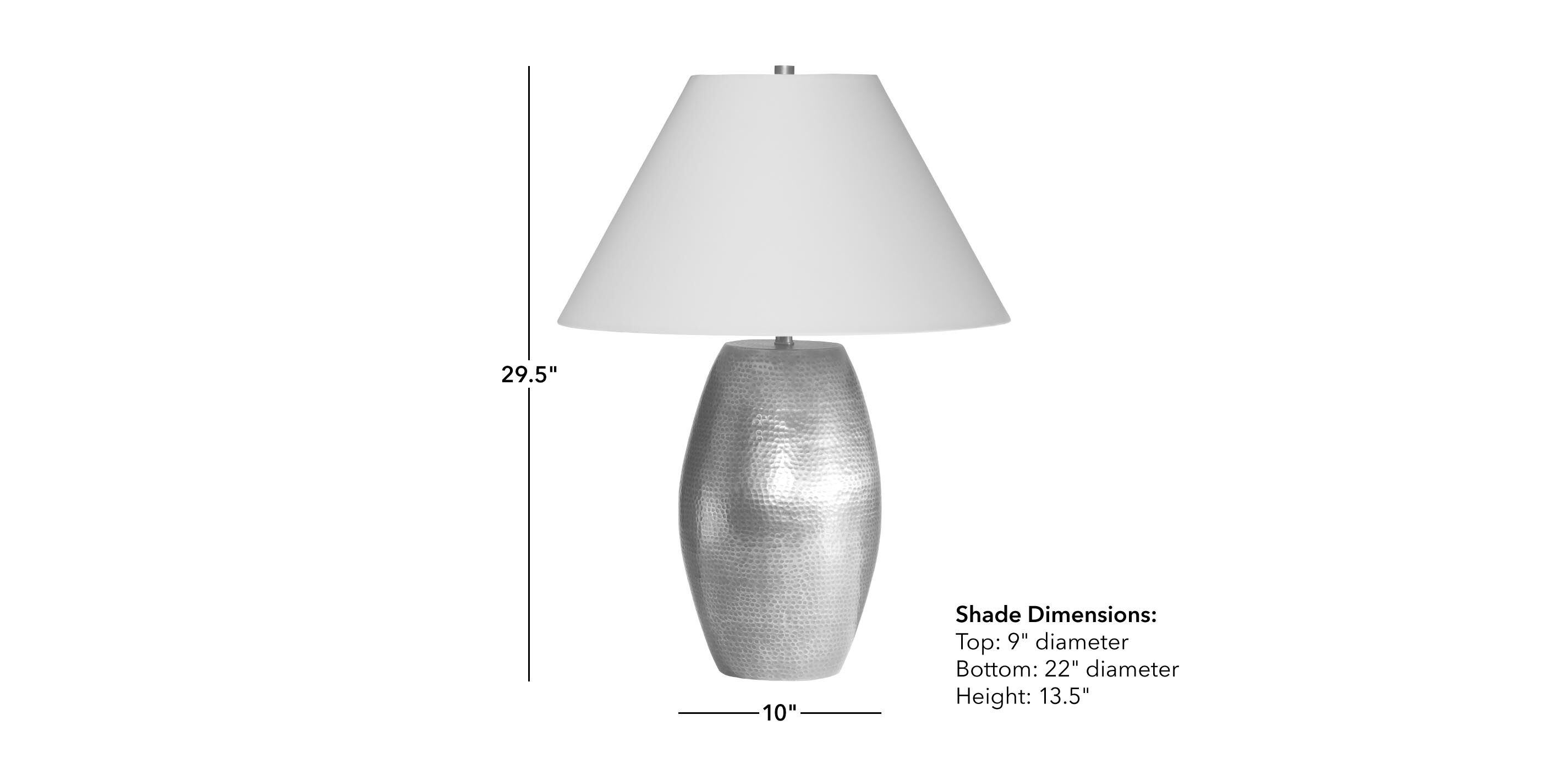 Avery Hammered Metal Table Lamp_1