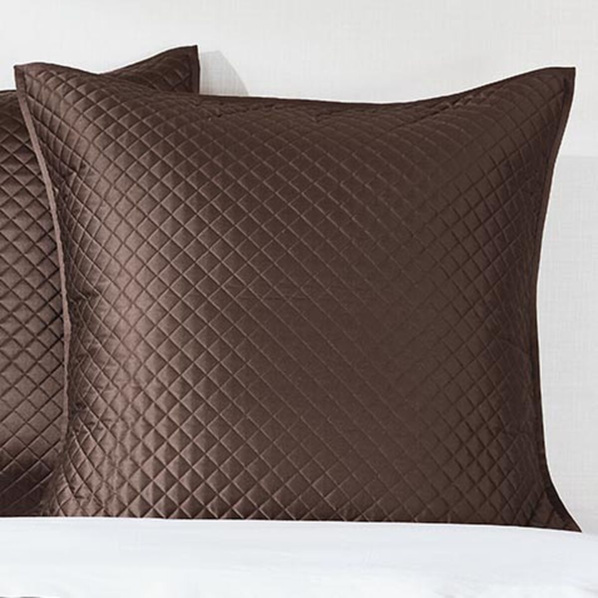 Salena Quilted Euro Sham, Espresso