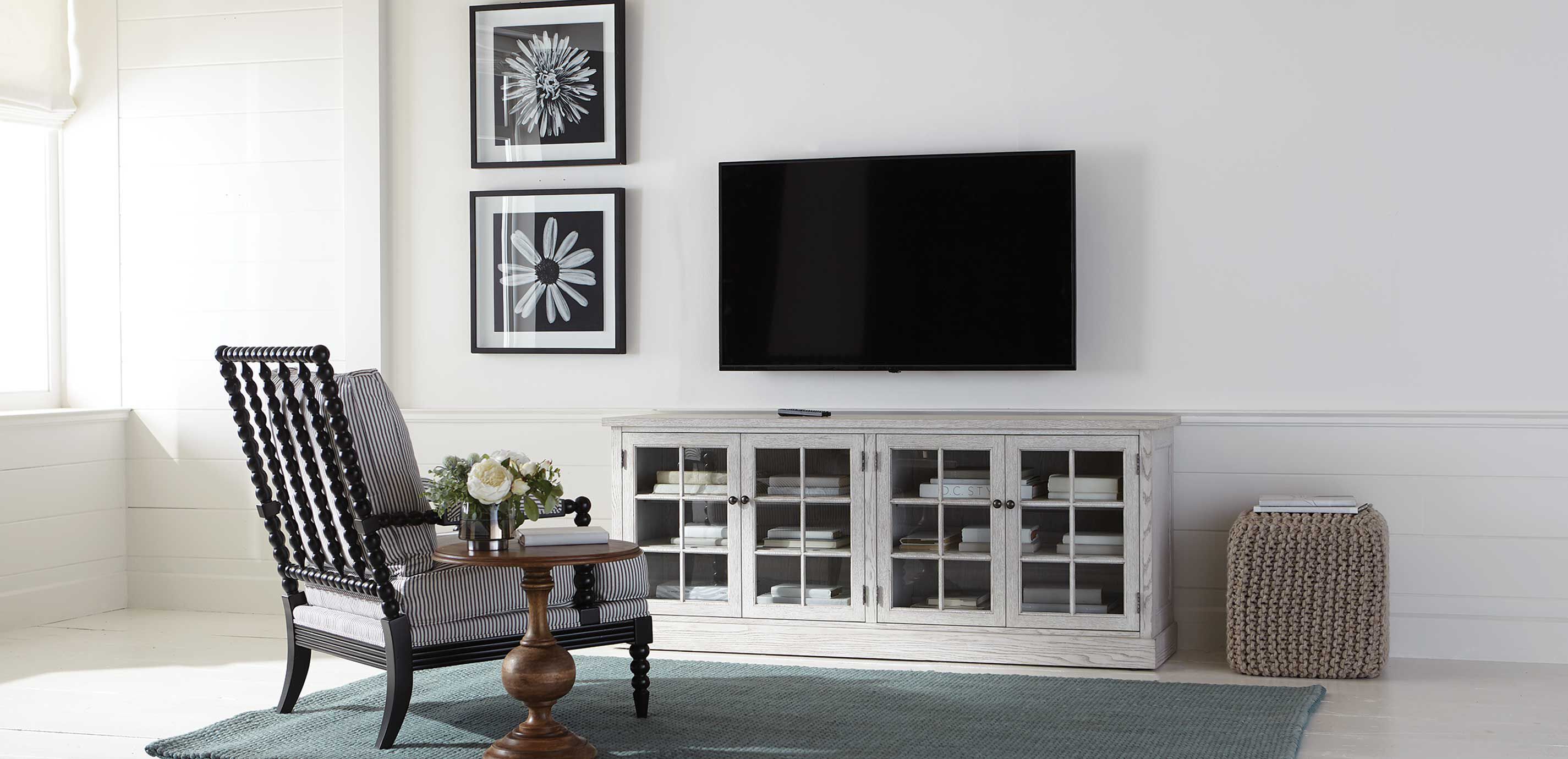 Ashburn FarmhouseStyle Entertainment Center Ethan Allen