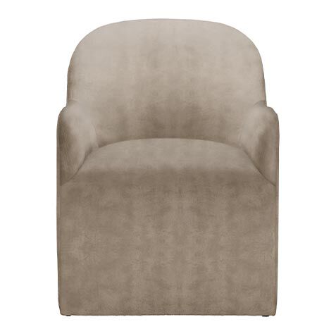 Dani Leather Modern Swivel Chair image