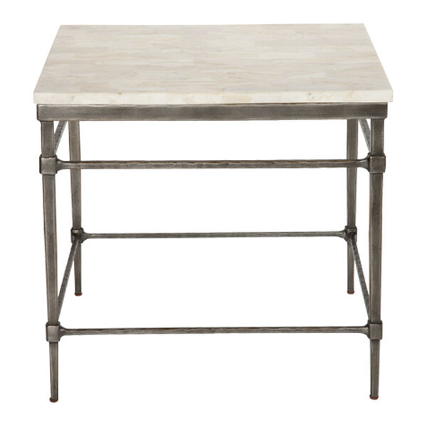 Vida Stone-Top End Table