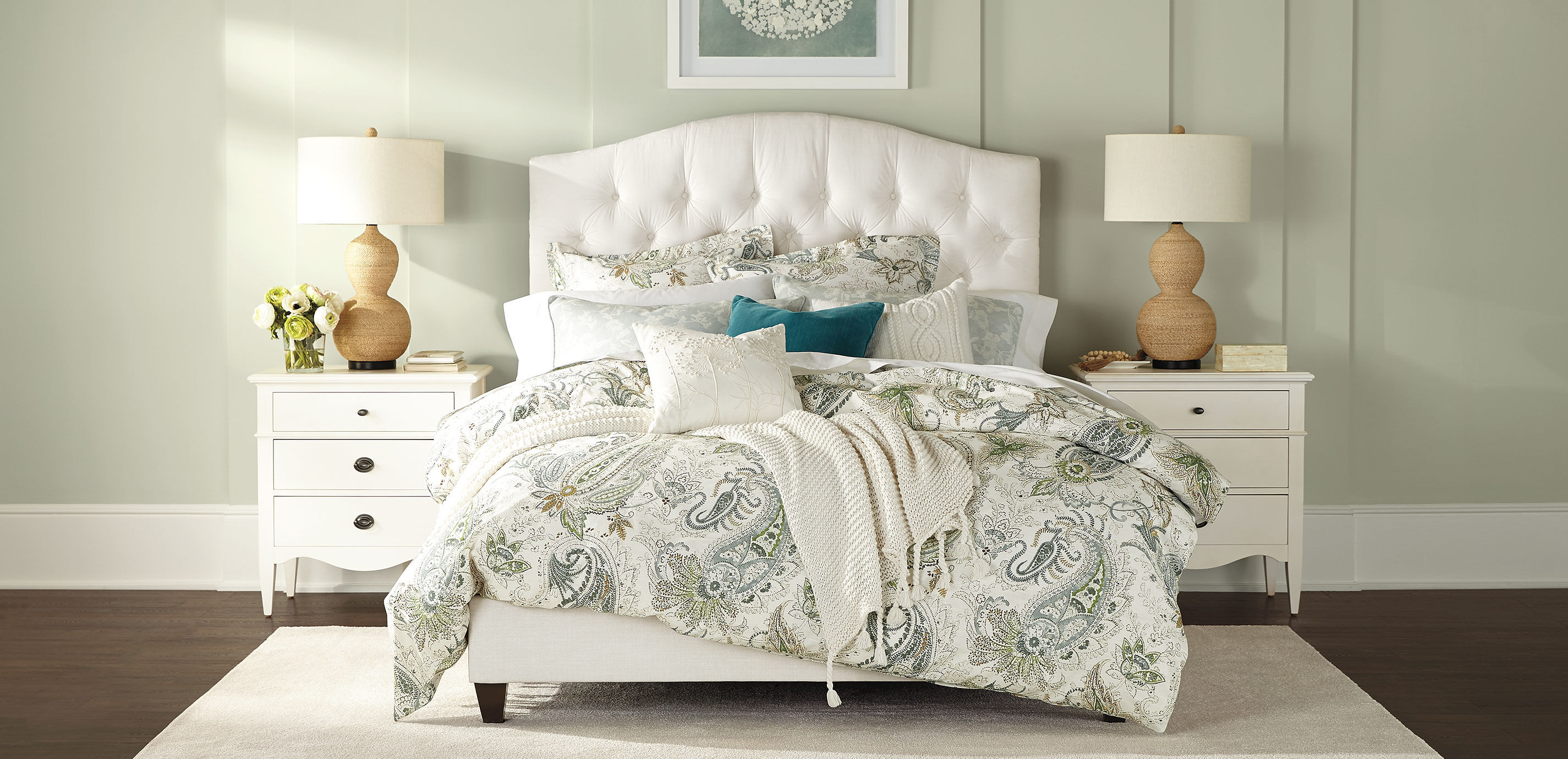 French Knotted Pillow, Ivory_6