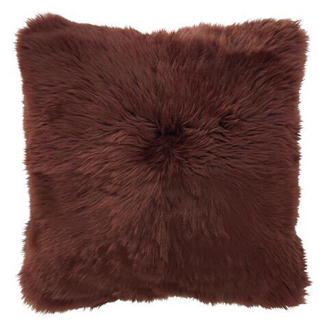 Long Hair Sheepskin Pillow image