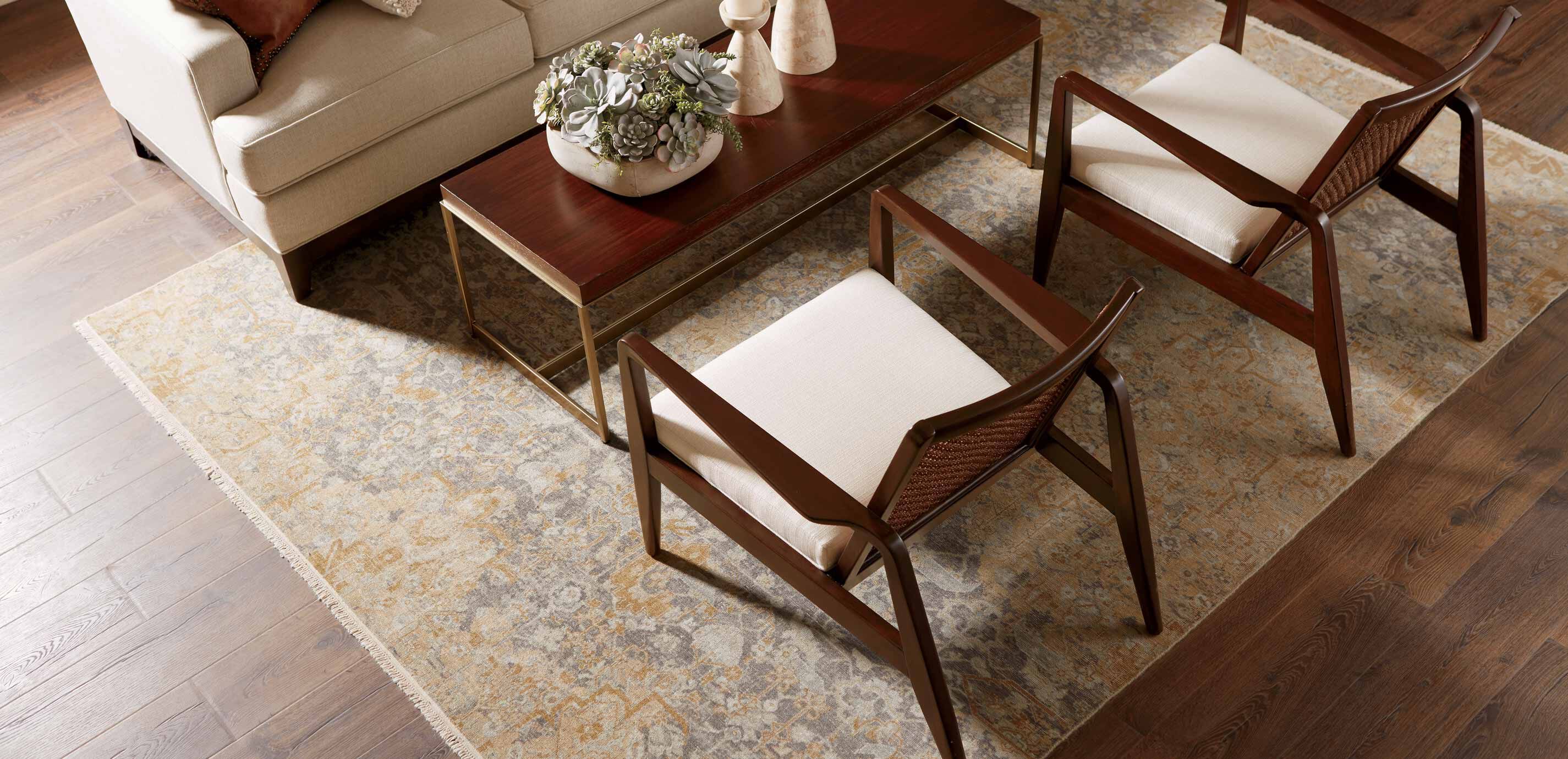 Oslo Rug, Gold/Grey_2